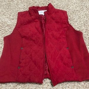 Women’s red vest